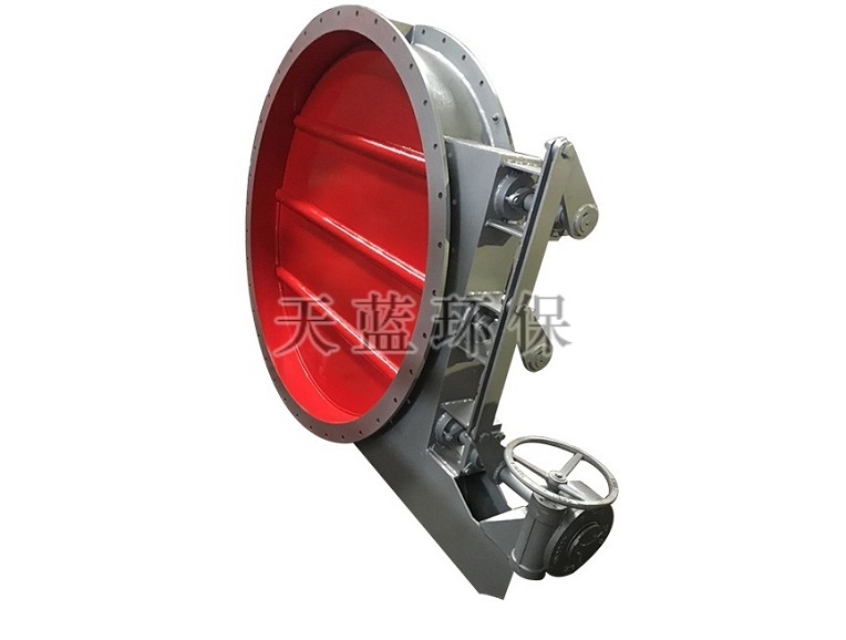 Manual round butterfly valve