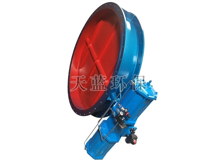 Cylinder butterfly valve